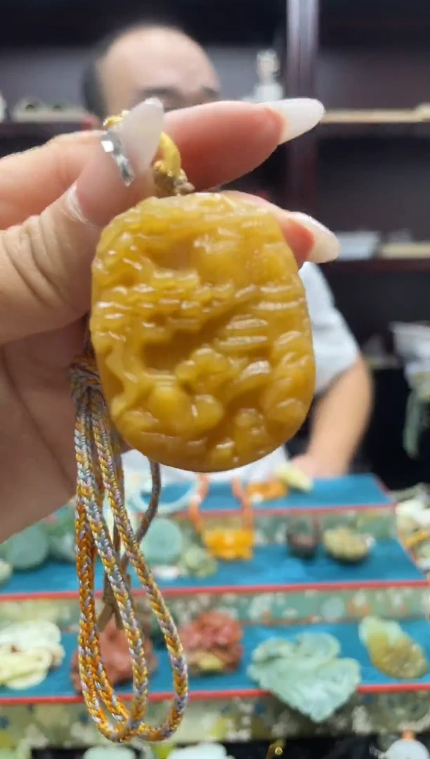 未镶嵌岫玉吊坠多样性发*货拍一发一