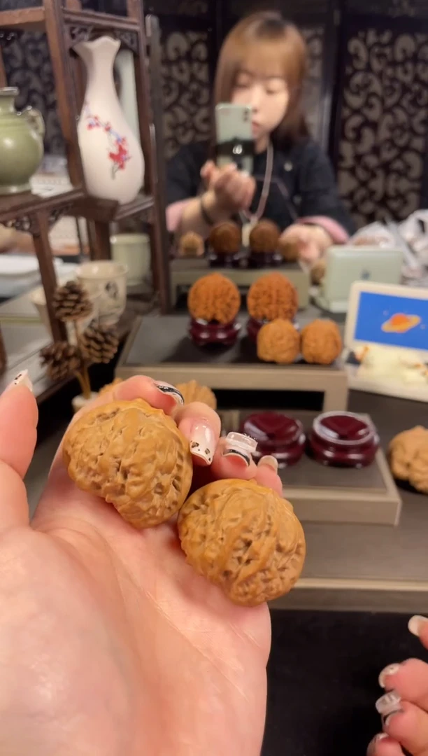 【闪购商品】文玩核桃把件蛤蟆头39尺-14