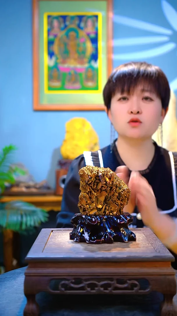 石材精品斑铜矿 石头摆件