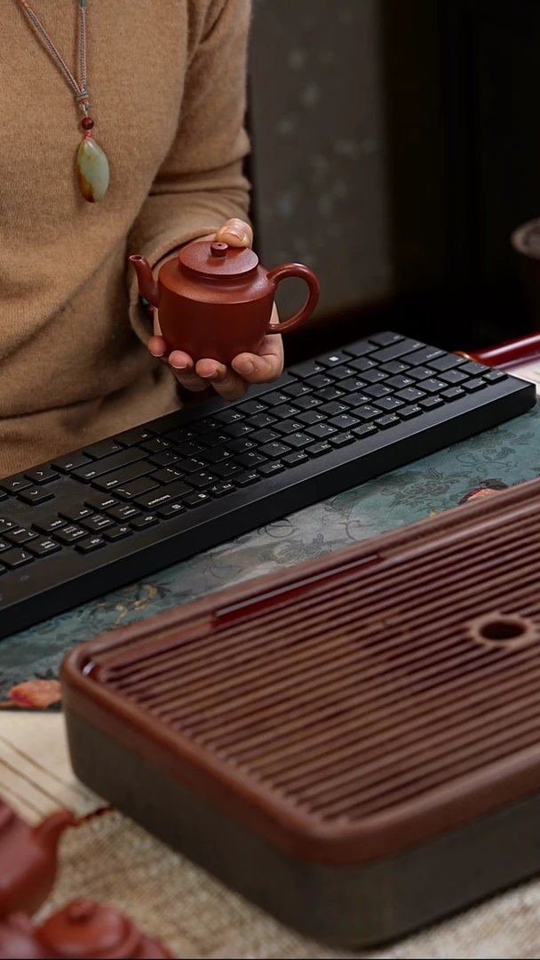 茶壶紫砂130cc 手工 宫灯