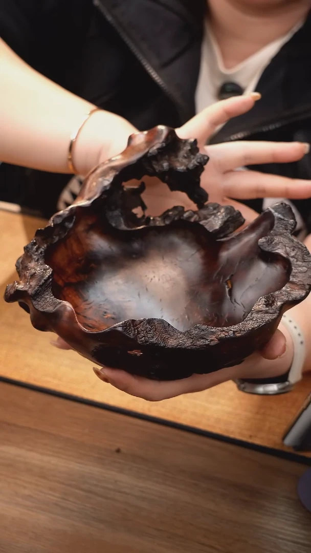 42号云小屋紫柚木果盘