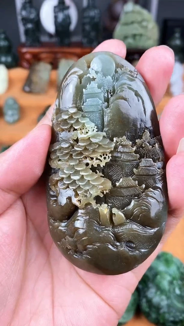 颈饰未镶嵌和田玉1