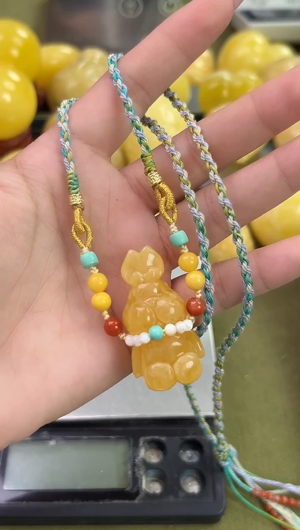 裸石琥珀未镶嵌天然琥珀蜜蜡吊坠