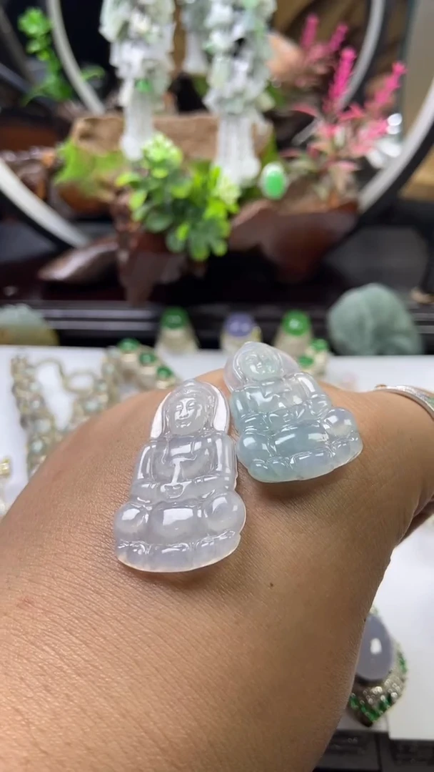 吊坠(赠链)未镶嵌翡翠缅甸天然A货翡翠