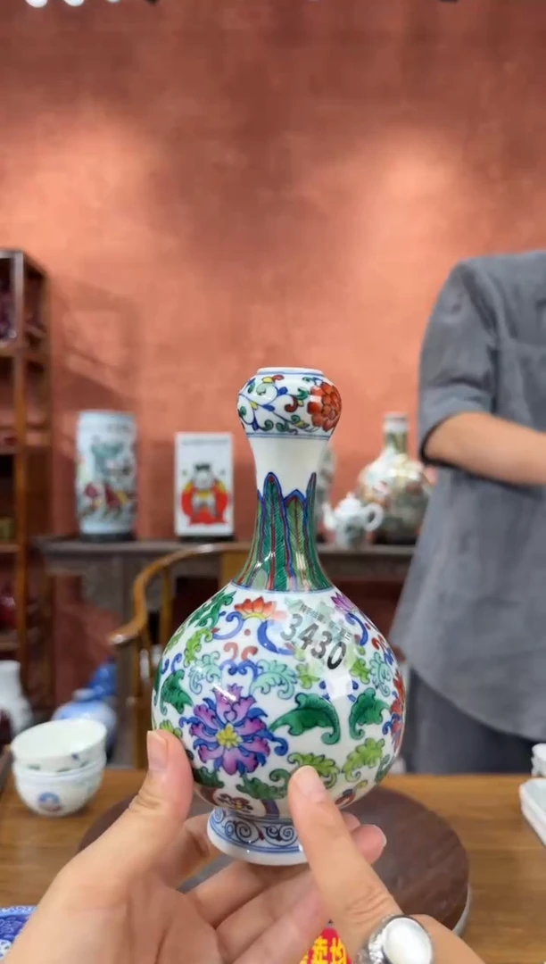 吴义松陶盟手绘陶瓷编码：3430