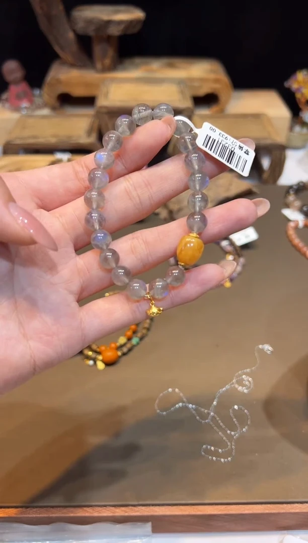 未镶嵌手链长石手饰@@