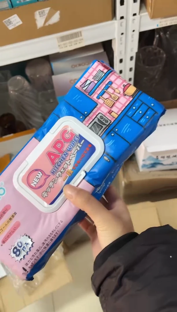 有机玻璃厨房湿巾
