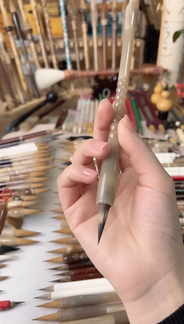 【清水试笔，拒绝蘸墨】墨舞笔庄毛笔1支