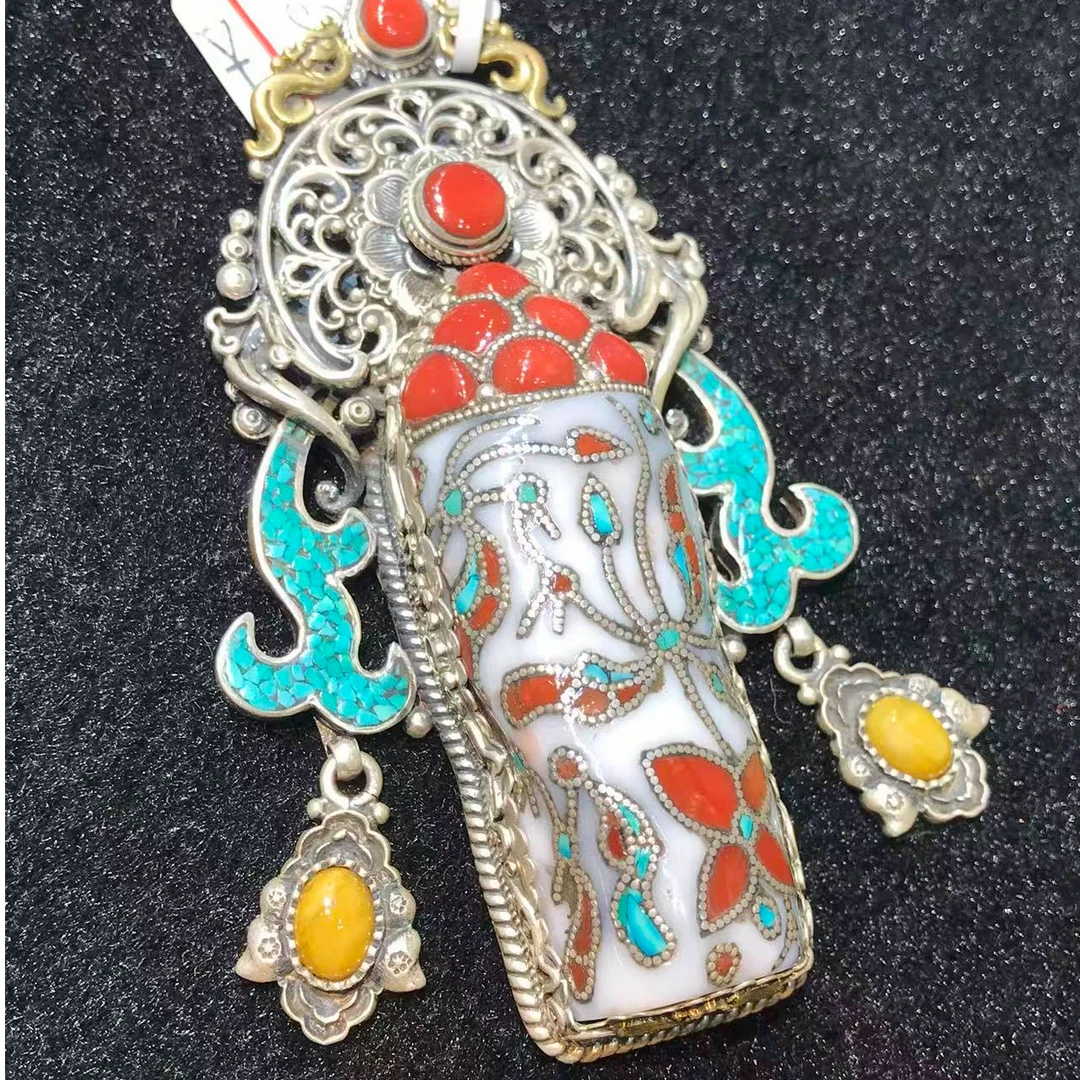 铁合金铅玻璃吊坠 新款提溜复古款吊坠