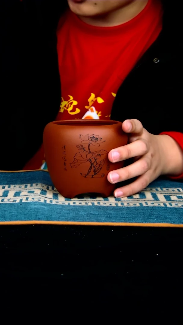 【闪购商品】紫砂花盆8.5*8内径紫砂花盆