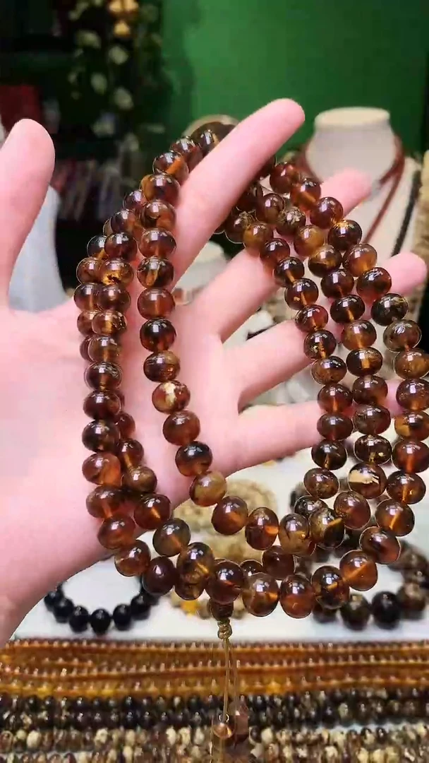 【闪购商品】琥珀裸石未镶嵌抚顺琥珀10＋血蜡花108