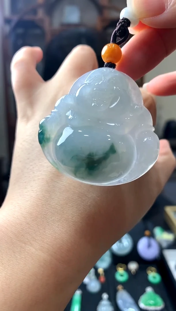 翡翠未镶嵌吊坠(不含链)挂件