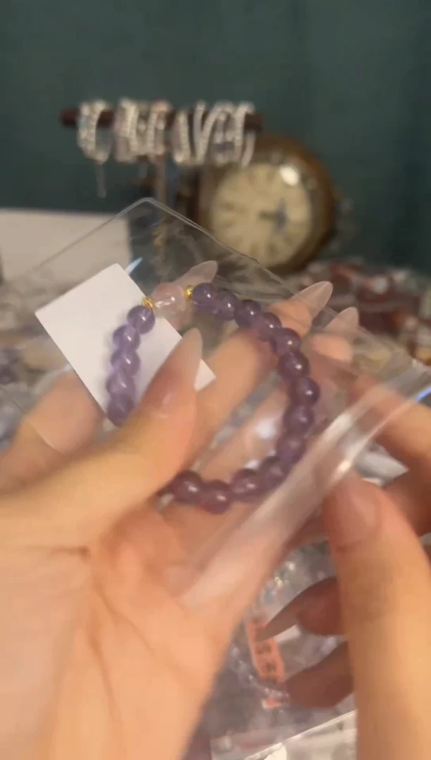 【闪购商品】水晶手链银S925镶嵌水晶 手链 银S925镶嵌