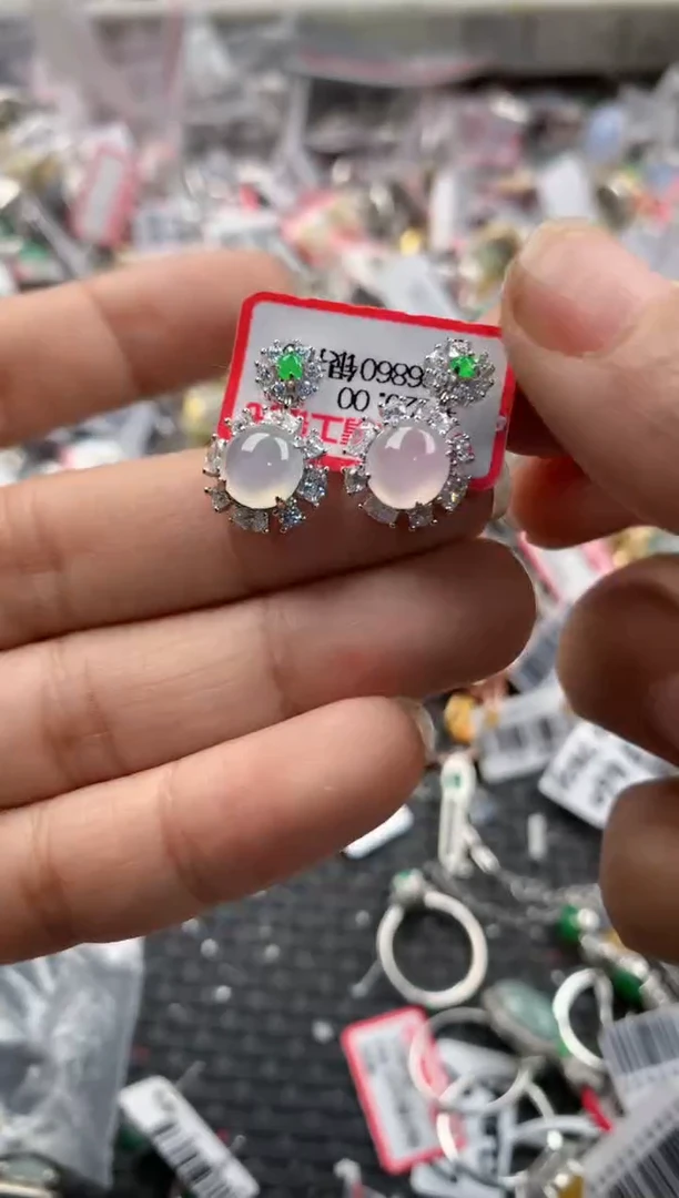 银S925镶嵌戒指翡翠888                  7