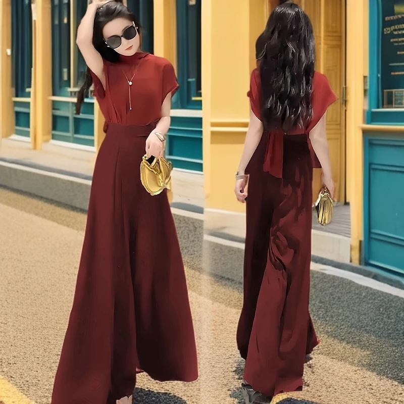 轻熟御姐气质韩版两件套女装2025早春新款设计感轻薄上衣休闲长裤