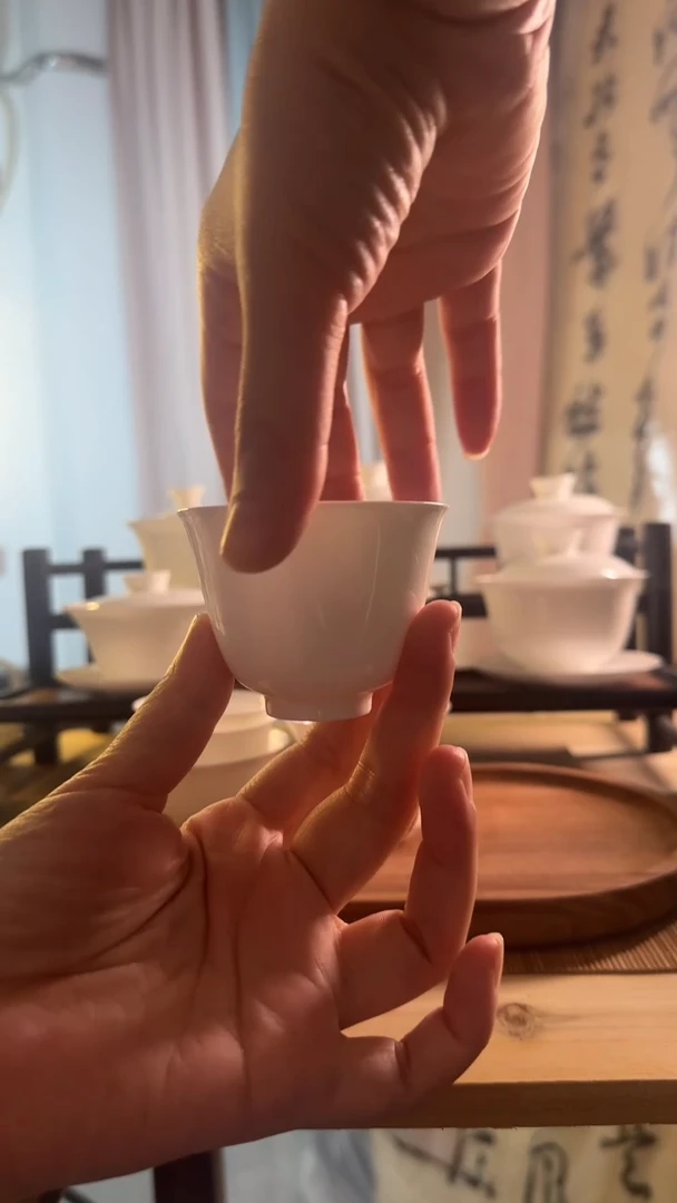 满容80cc主人杯骨瓷