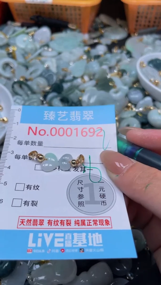 颈饰未镶嵌翡翠1692