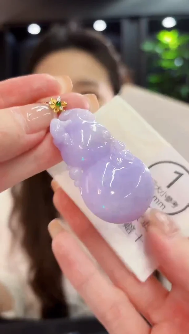 吊坠(不含链)18K金镶嵌翡翠 缅料A货/支持复检/一件