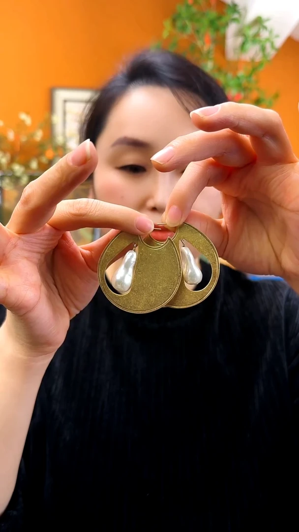 纯铜925银无耳钉