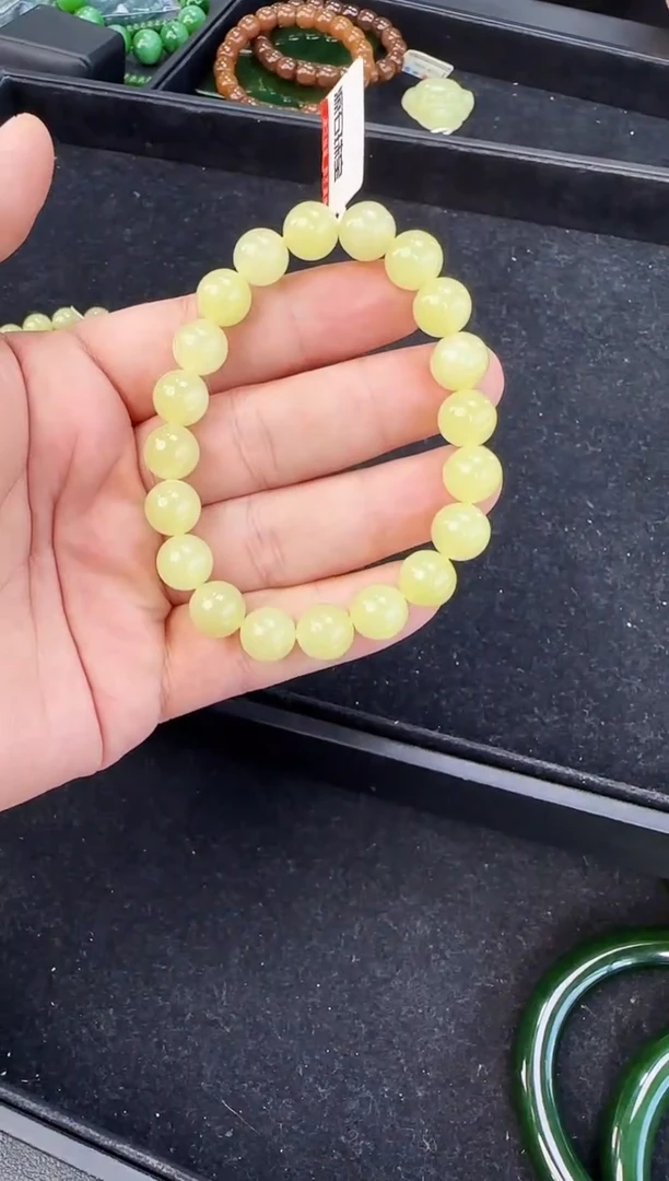 未镶嵌手串和田玉卡10左右多样性发一