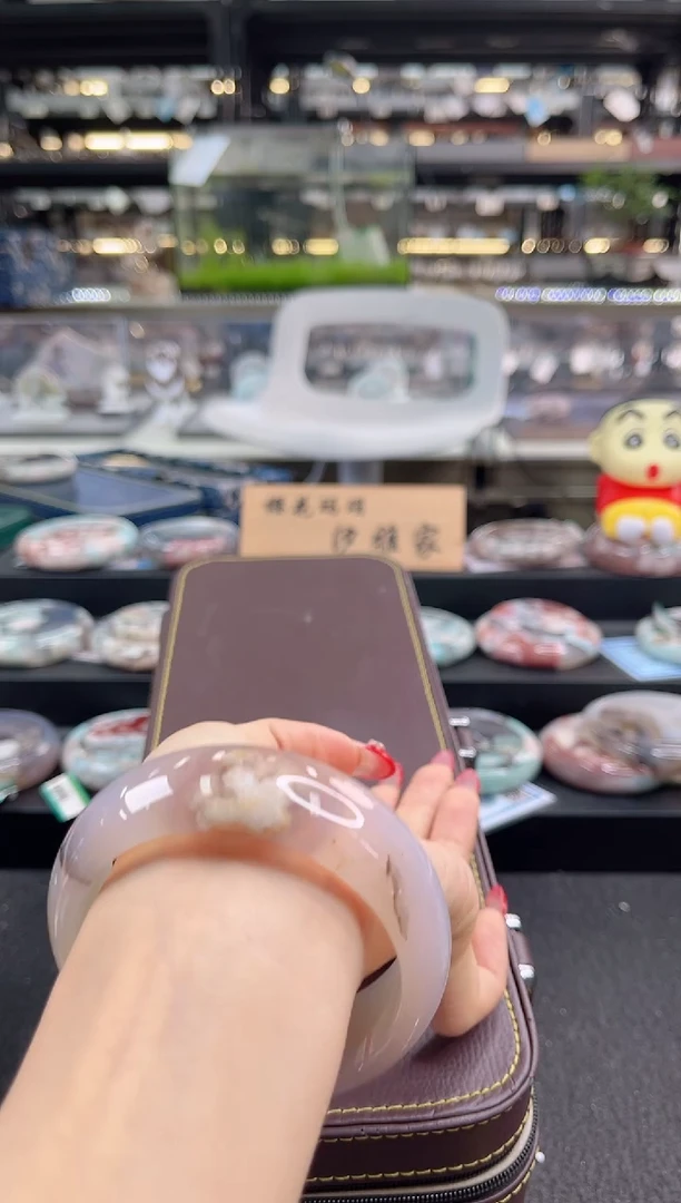 未镶嵌手镯石英质玉瑾圈口（赠品镯心）