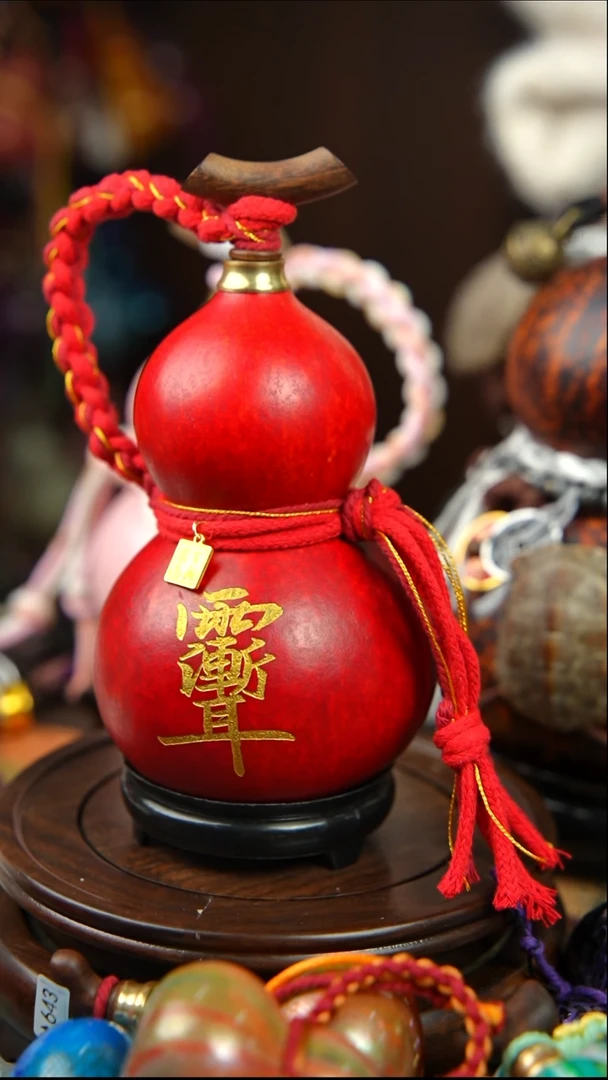 693号500ml左右非遗大漆酒葫芦