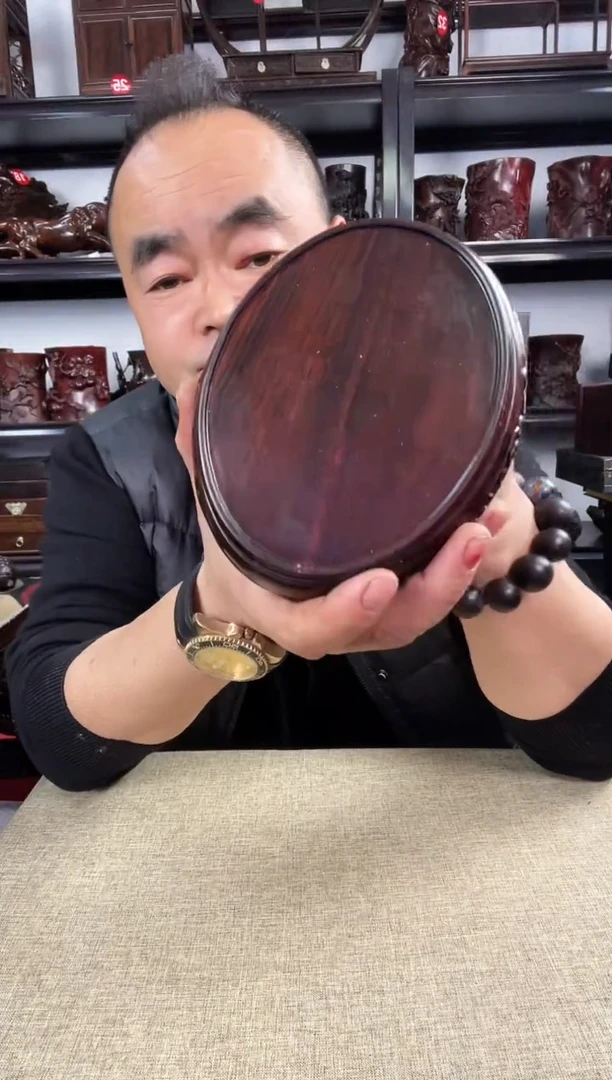 木老李红木工艺品777瑕疵