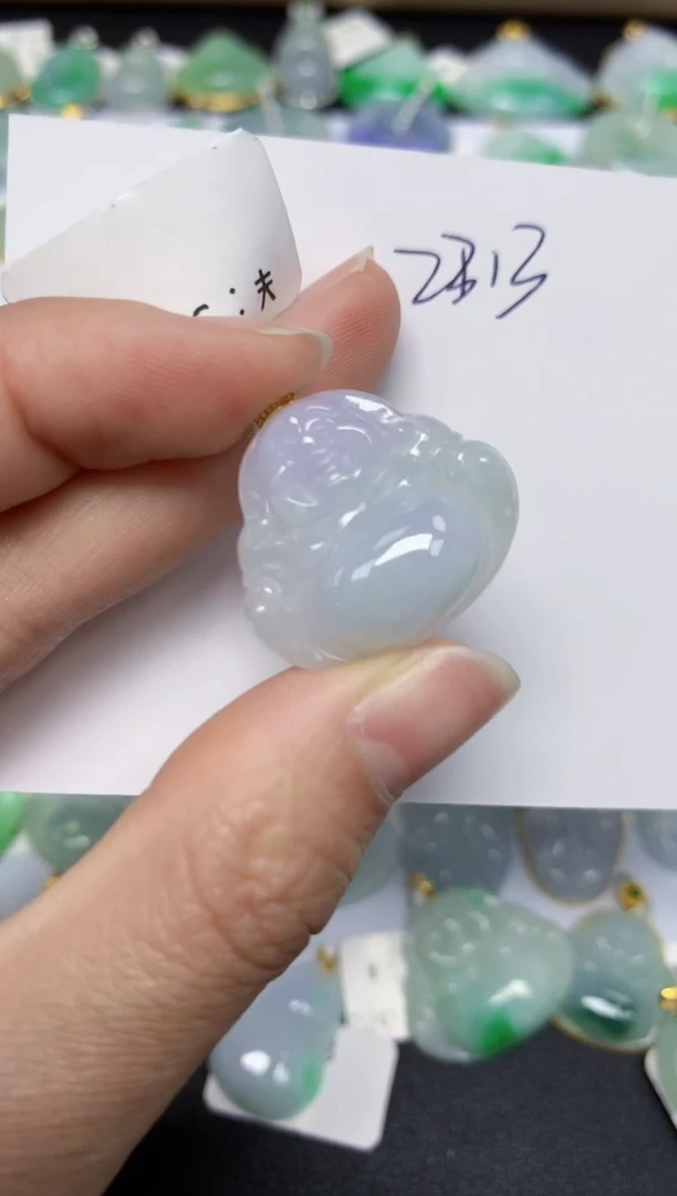 【闪购商品】翡翠颈饰18K金镶嵌 天然翡翠A货