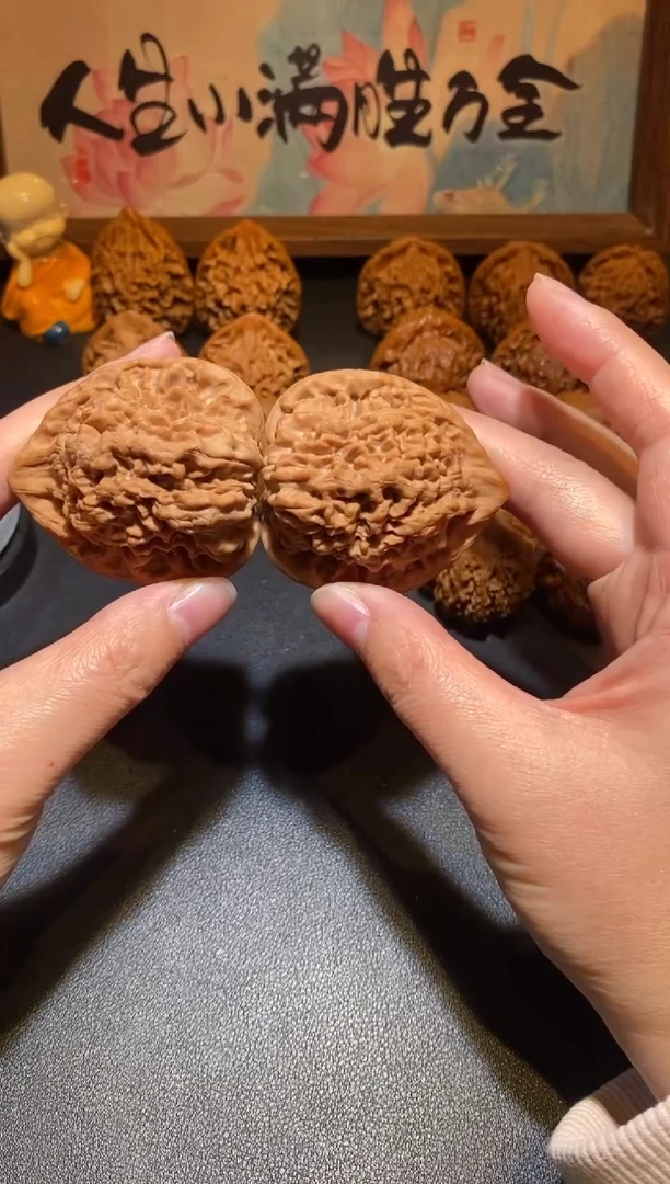 吊坠文玩核桃3号麒麟纹官帽