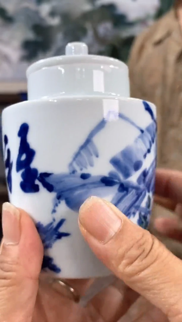 吴义松陶瓷联盟手绘陶瓷编号：5173