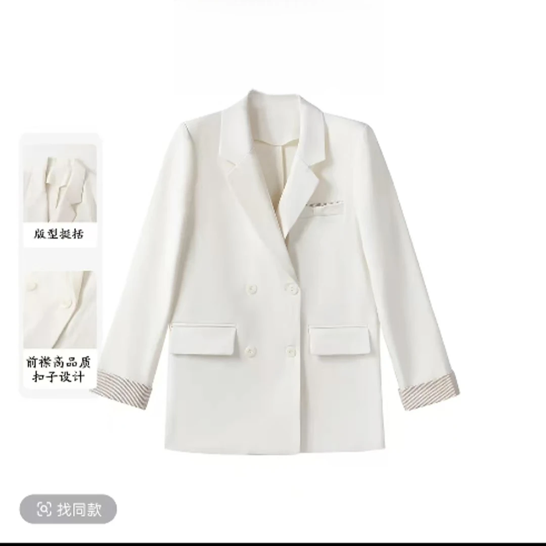 3494通勤风女装西装外套春秋新款高级纽扣小西服上衣