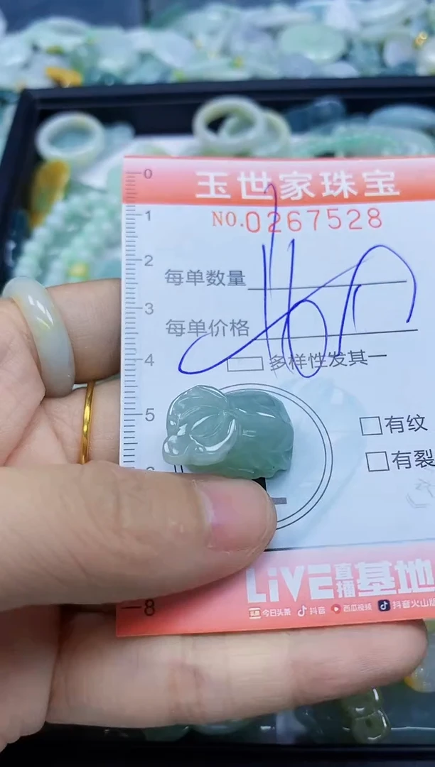 翡翠未镶嵌颈饰闪购0267528多样性发其一