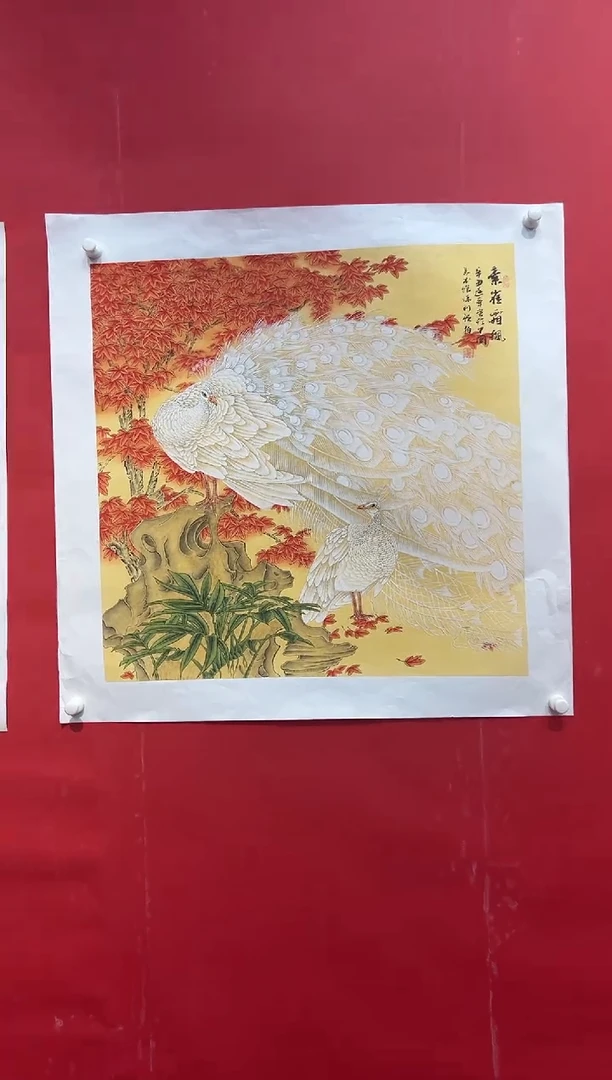 国画画家陆远华纯手绘原作