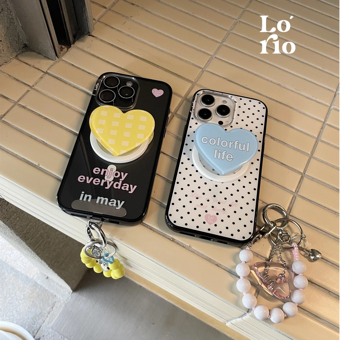 LoRio适用苹果17/16/15promax手机壳黑边磁吸iphone14/13甜美夏日