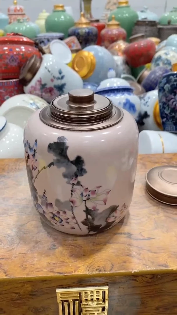 摆件茶叶罐密封罐储存罐