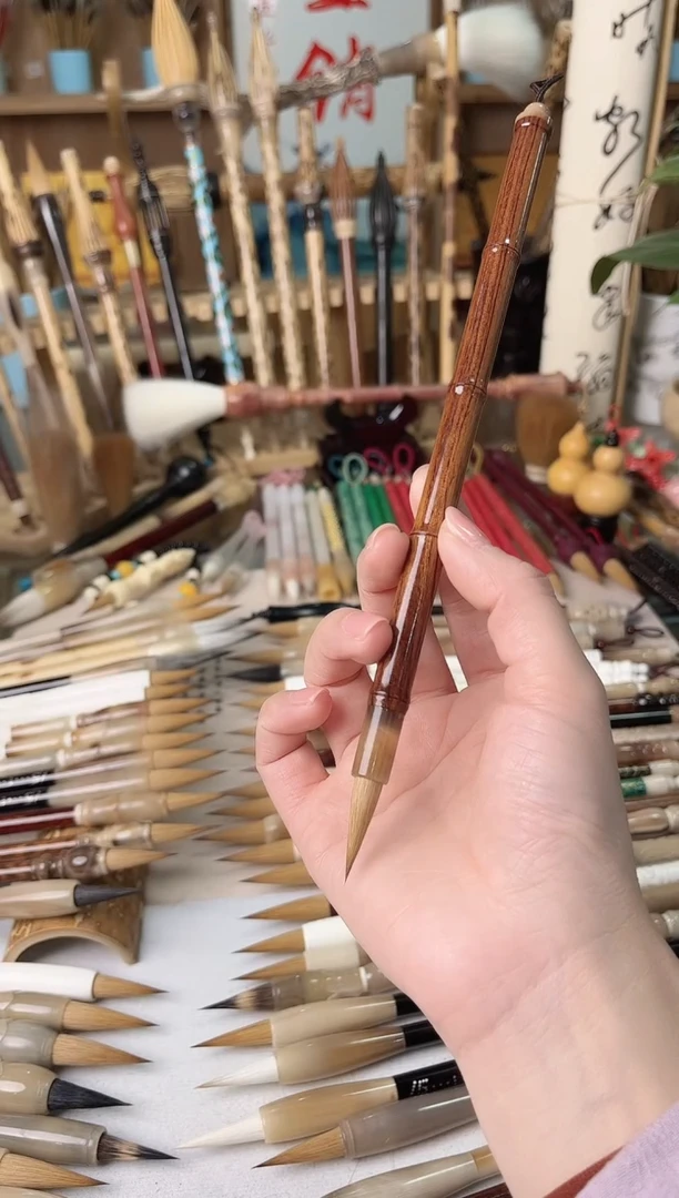 【清水试笔，拒绝蘸墨】墨舞笔庄毛笔1支