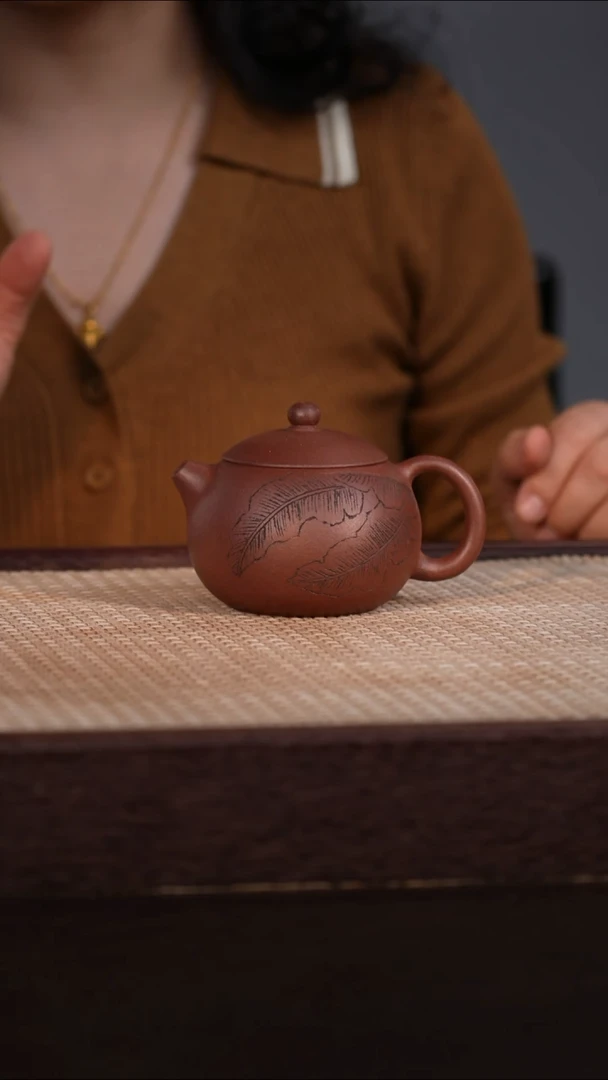 茶壶紫砂紫泥 180cc