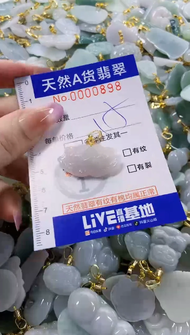 颈饰未镶嵌翡翠天然A货翡翠