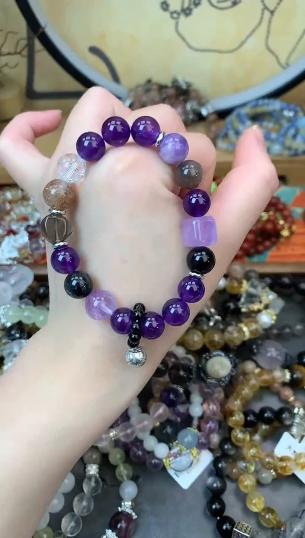 【闪购商品】紫晶手链未镶嵌383手串