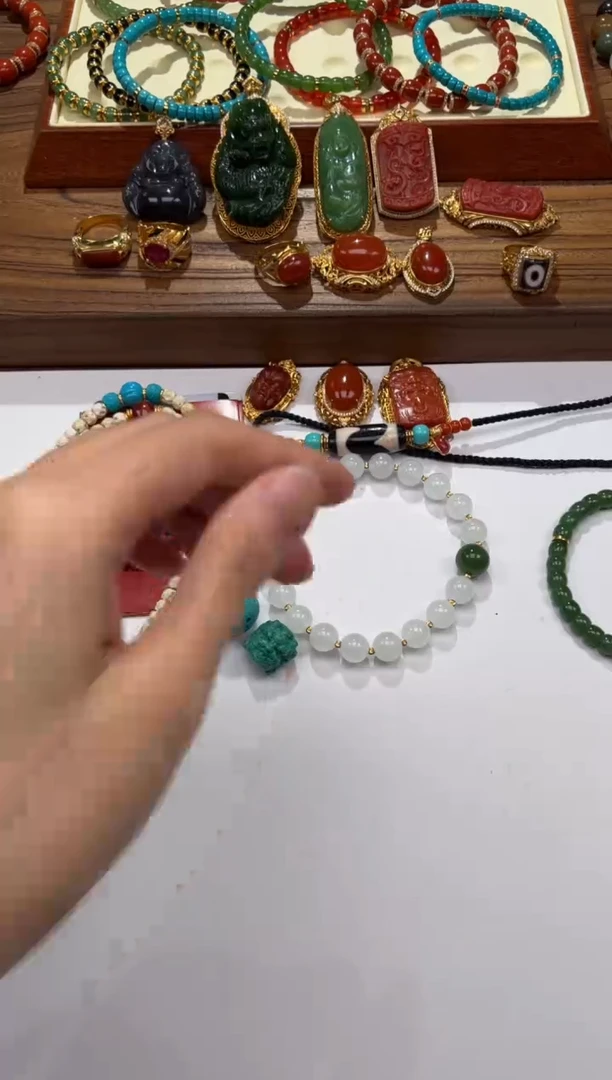 未镶嵌手串手串南红玛瑙可**～手串手串