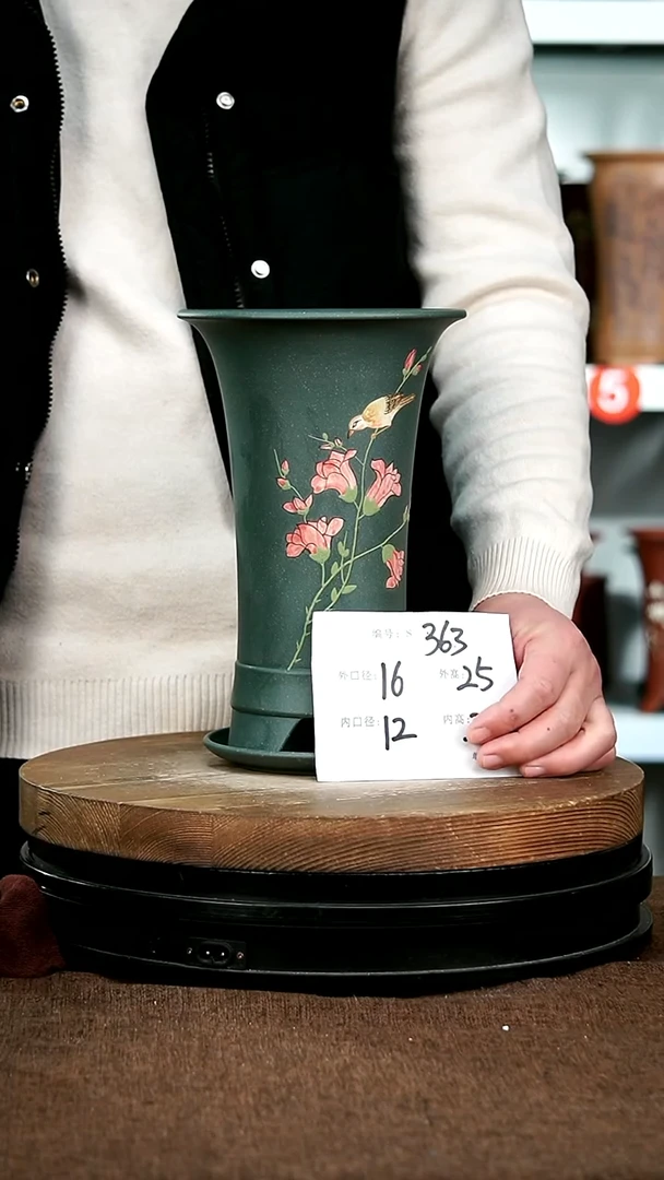 【闪购商品】紫砂花盆363+z宜兴紫砂花盆