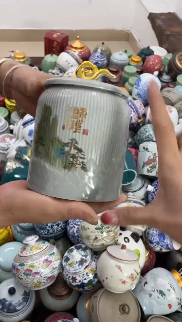 摆件孤品茶叶罐密封罐储物罐直播间临时链接浮力