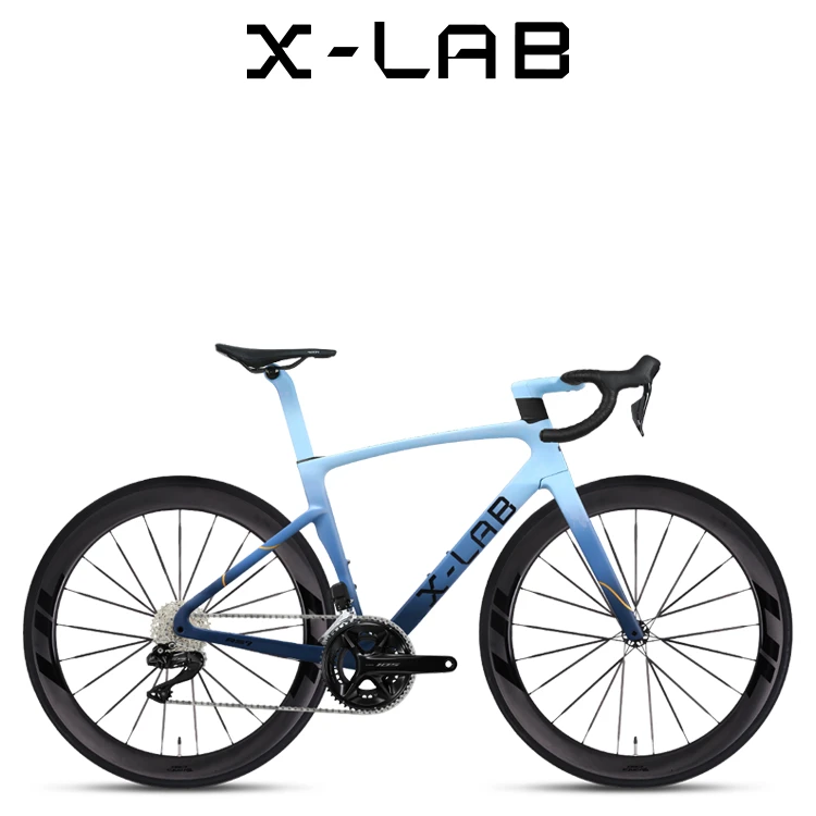 X-LAB超轻碳纤维综合公路车疏影 小辣堡2X12速弯把公路自行车