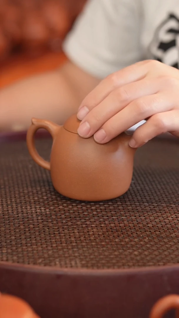 茶壶紫砂原矿手工制作底崩