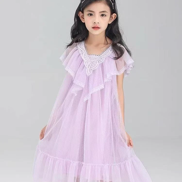 23831高端专享夏款连衣裙香芋紫（斯）