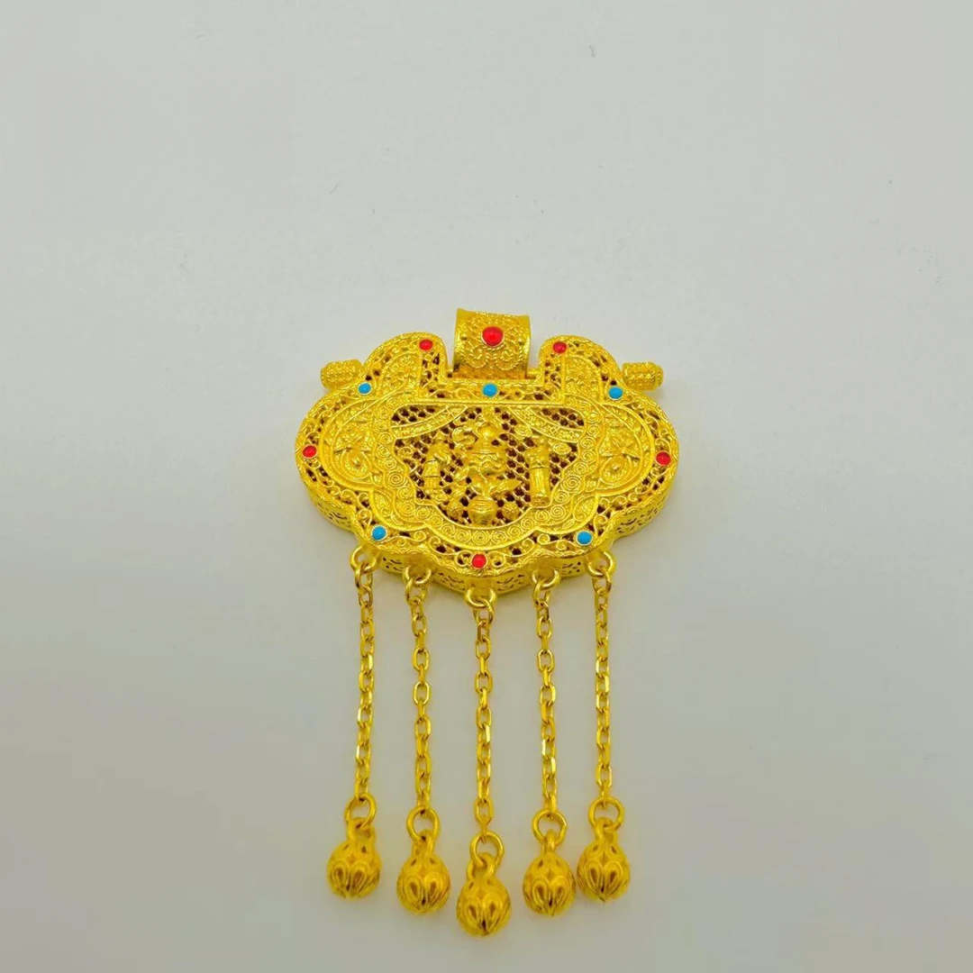 吊坠足银 天子门生吊坠 时尚复古精美百搭