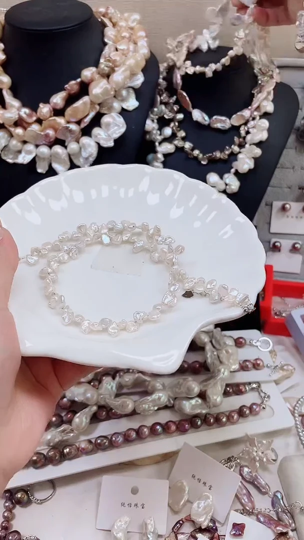 未镶嵌项链淡水珍珠【纯恬饰品】