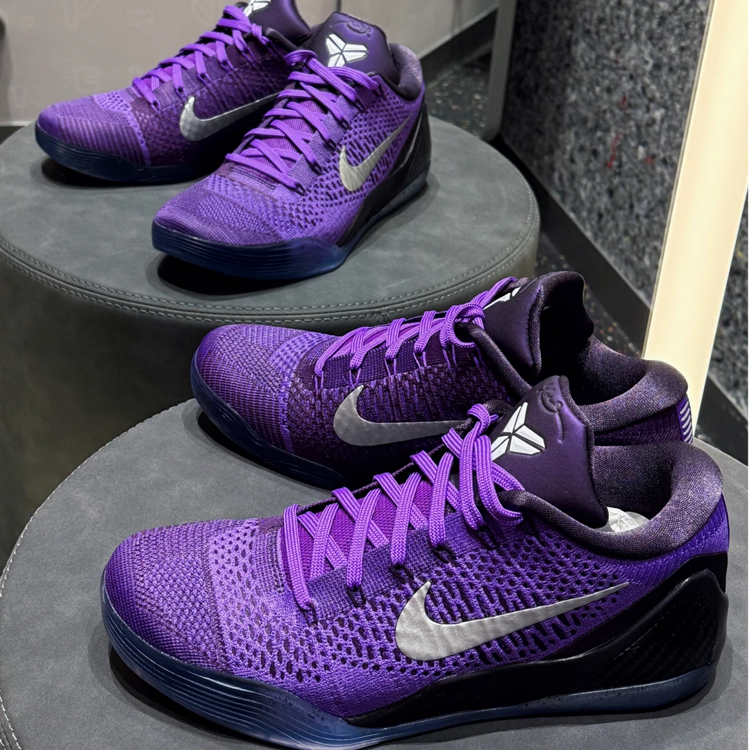 Nike耐克Kobe 9 Protro男款低帮科比9紫色实战运动篮球鞋官方正品