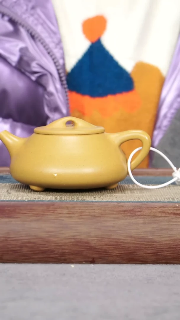 【闪购商品】紫砂茶壶黄金段 光明石瓢