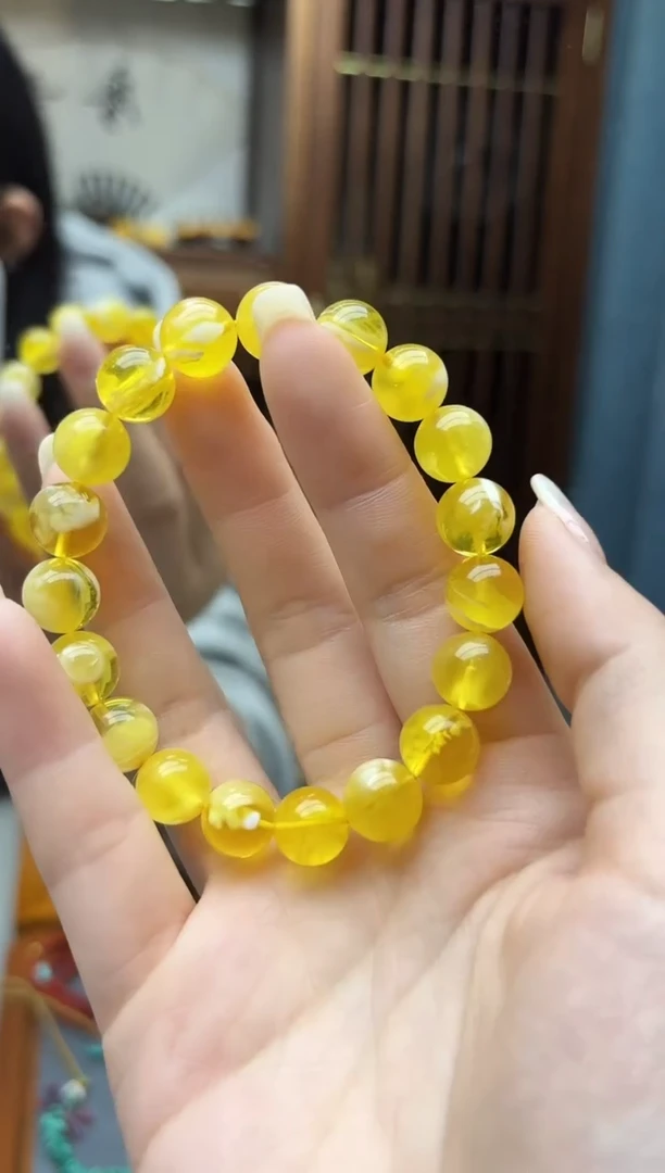 裸石蜜蜡未镶嵌蜜蜡手串10mmYN